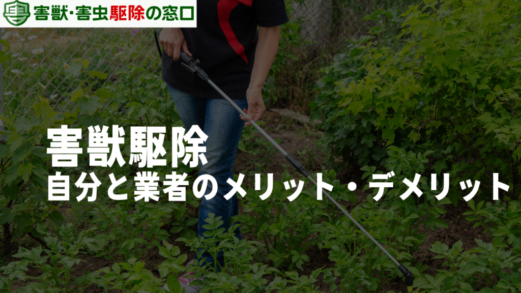 岐阜県で害獣駆除を自分で行う場合と業者に依頼する場合のメリット・デメリット