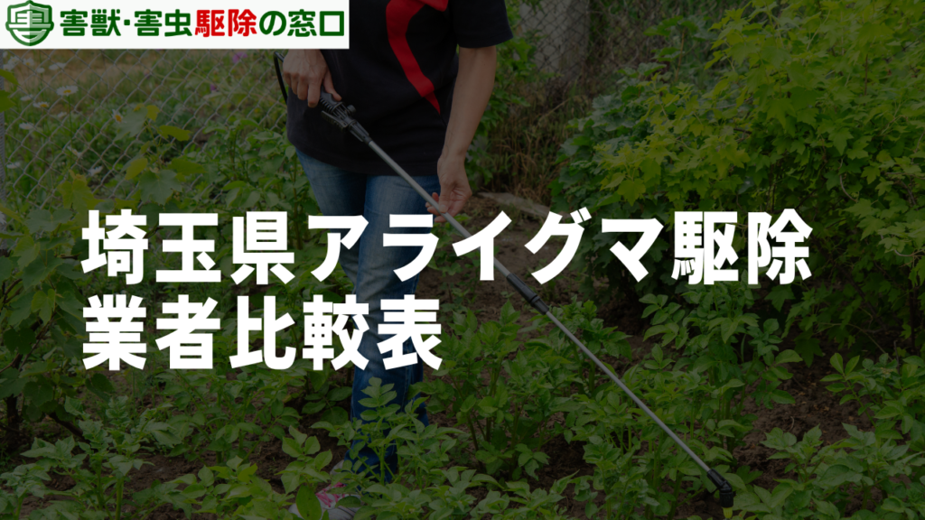 埼玉県でおすすめのアライグマ駆除業者9社を比較