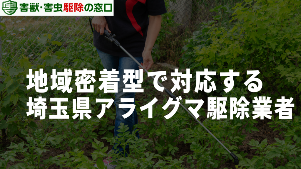 地域密着型で対応する埼玉県のアライグマ駆除業者3選